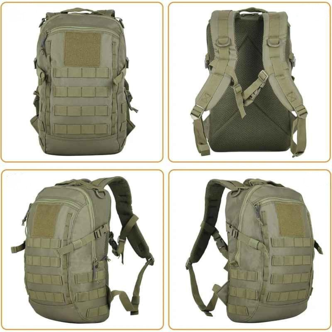 Mochila Tática Compacta Lqarmy 12L – Sistema Molle e Resistente à Água