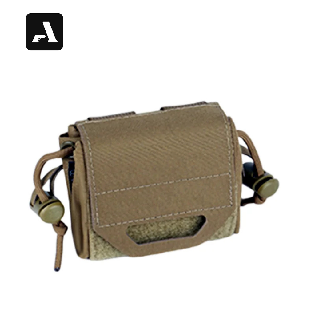Bolsa de Descarte Tática Dobrável – Sistema MOLLE e Compactação Rápida
