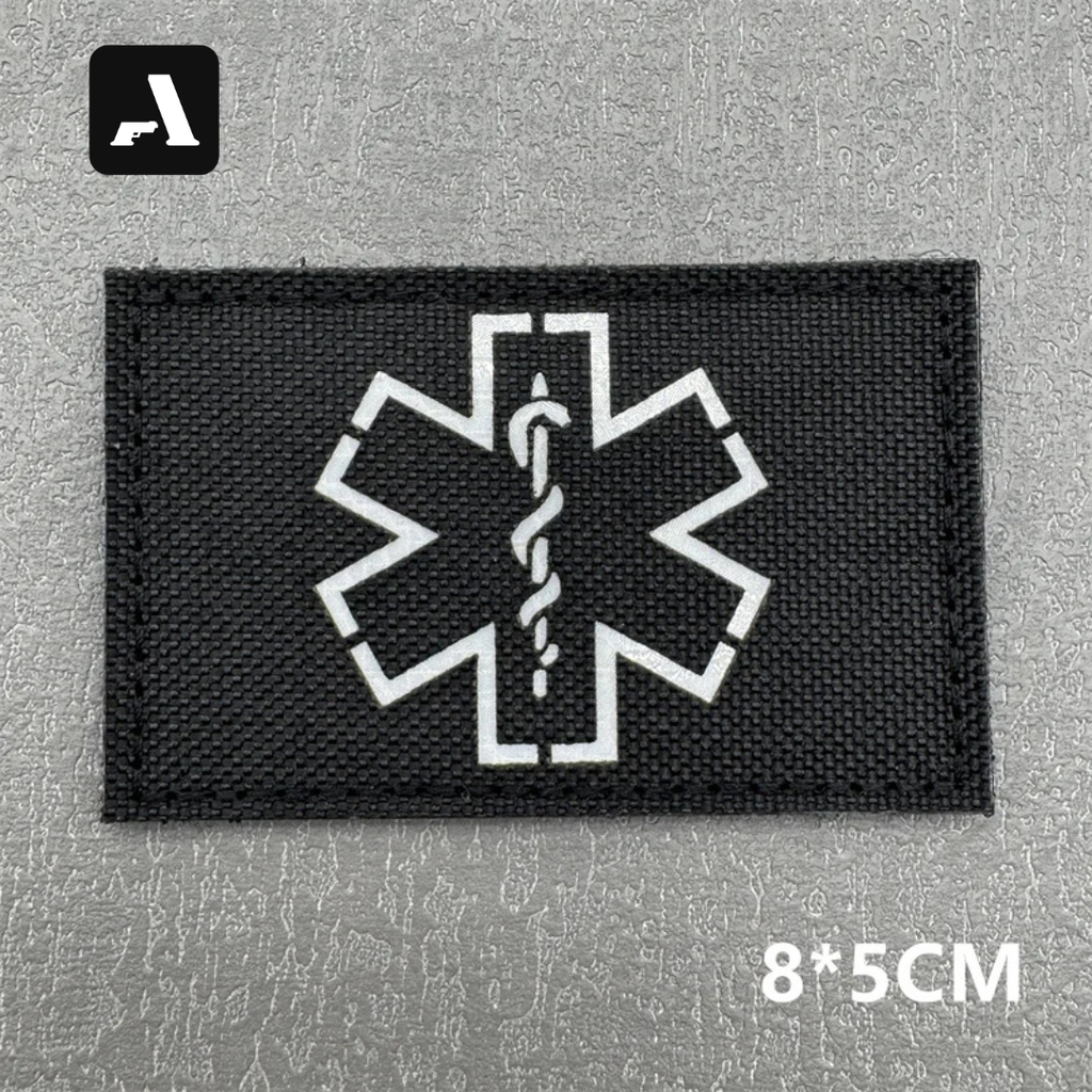 Patch Tático Médico Star of Life – IR Reflexivo e Corte a Laser (Premium)