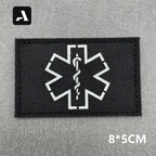 Patch Tático Médico Star of Life – IR Reflexivo e Corte a Laser (Premium)