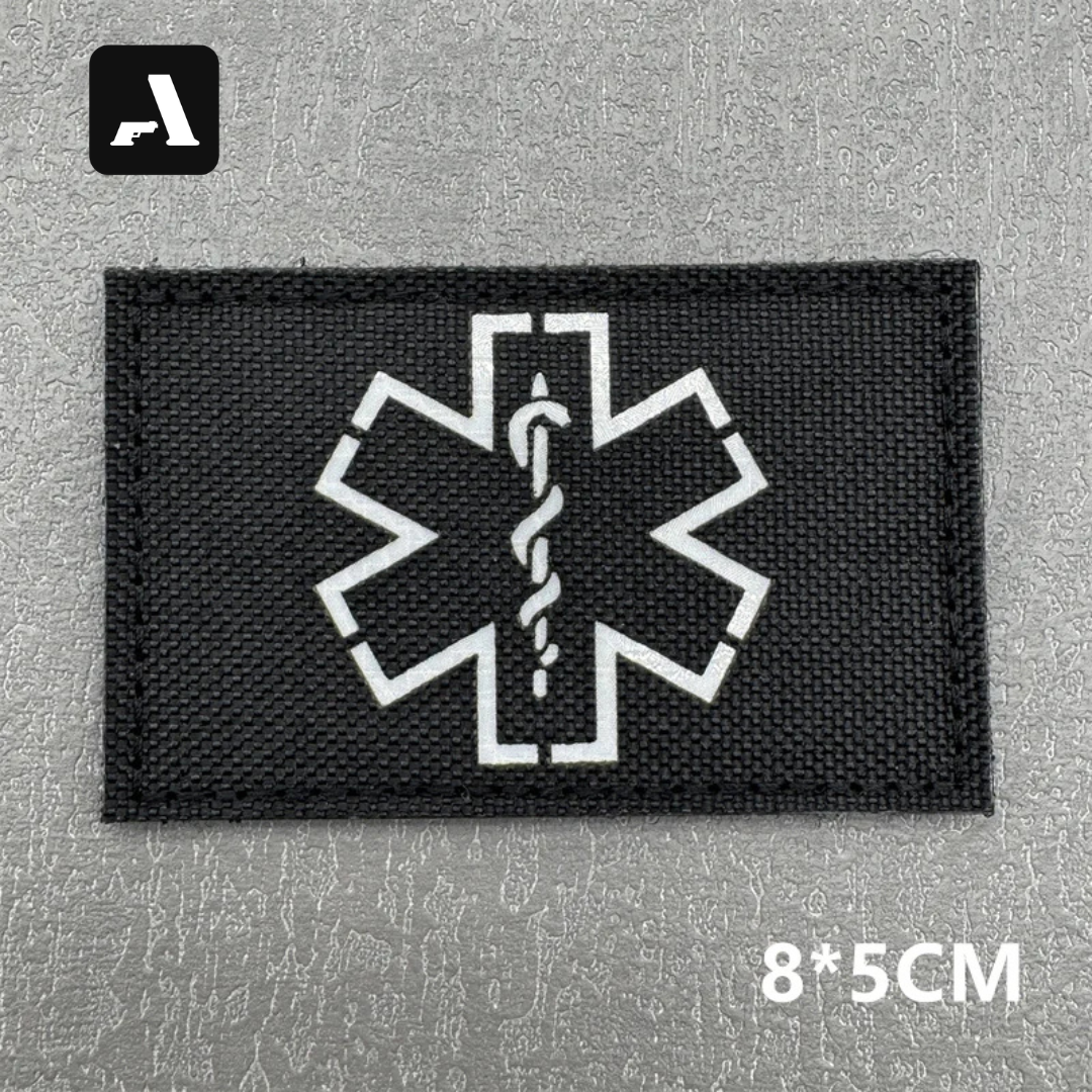 Patch Tático Médico Star of Life – IR Reflexivo e Corte a Laser (Premium)