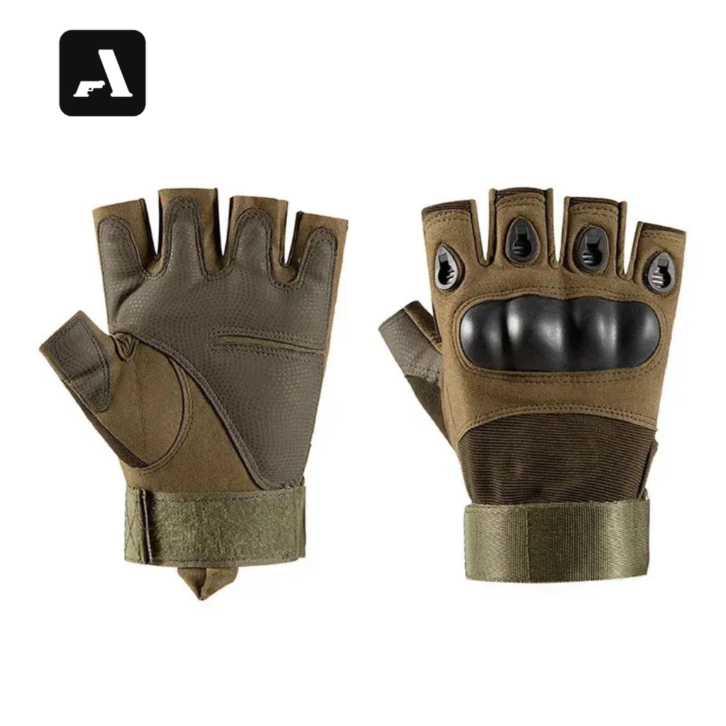 Luvas Táticas Meio Dedo – High-Tactile e Proteção Operacional