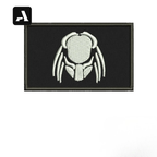 Patch Bordado Caveira Tactical – Relevo 3D e Fixação por Velcro