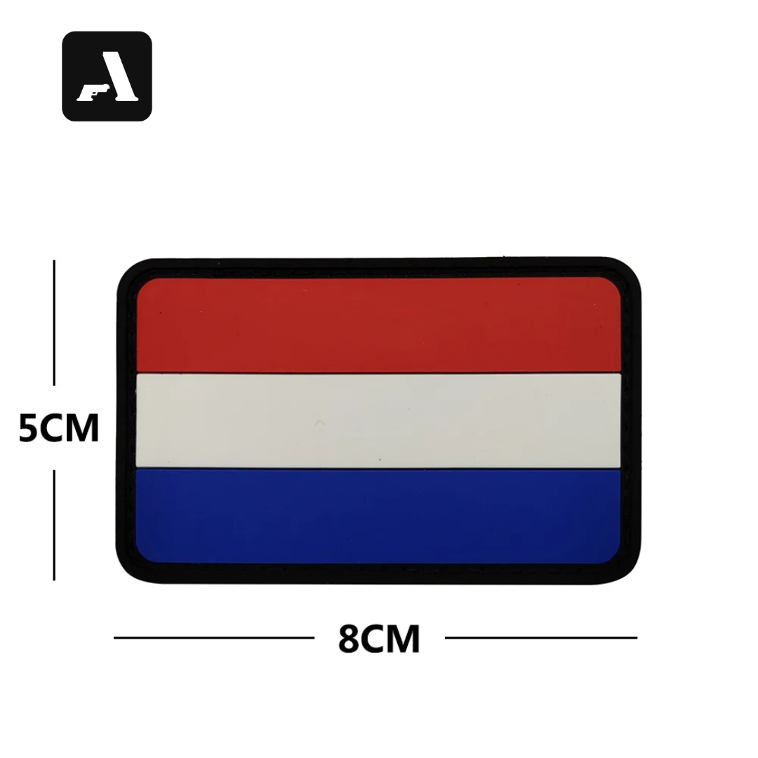 Patches de Bandeira PVC 3D – Identificação Tática Internacional