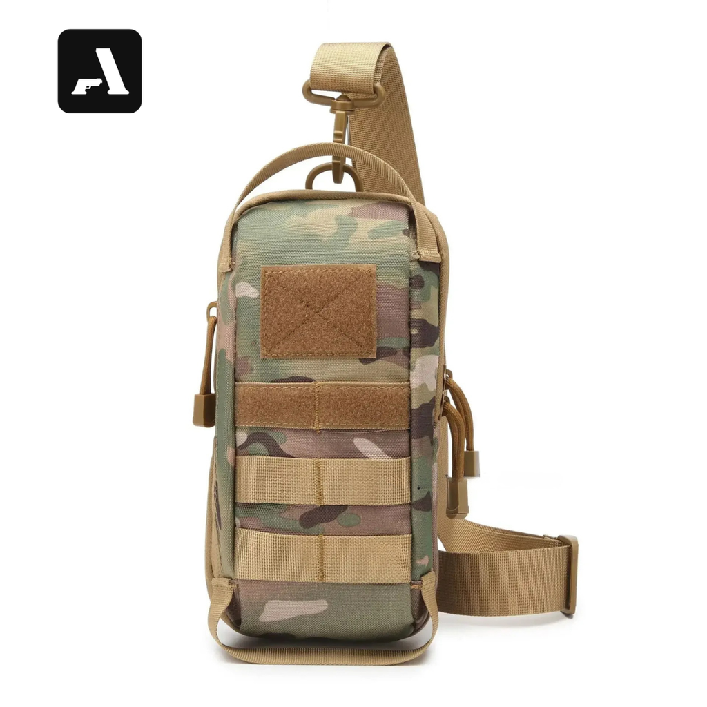 Bolsa de Peito Tática com Coldre IWB – Porte Velado e Fixação Modular