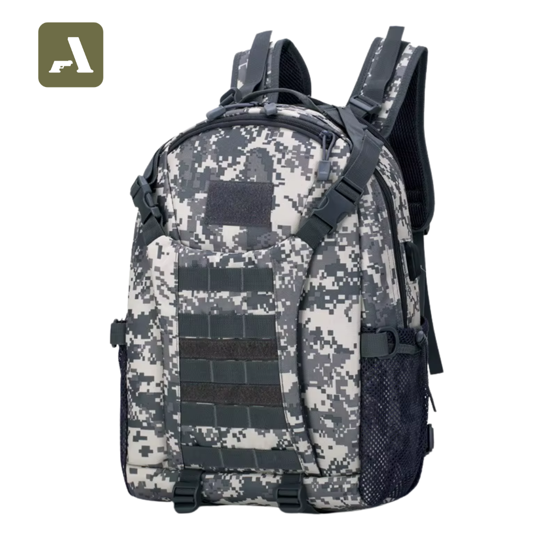 Mochila Tática Expedition 50L HOTSPEED 1000D – Impermeável, Sistema MOLLE, Camping e Trekking
