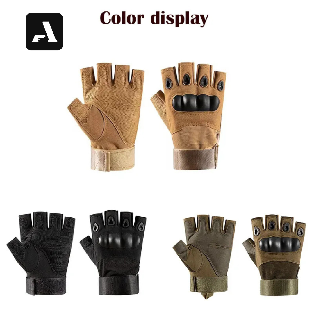 Luvas Táticas Meio Dedo – High-Tactile e Proteção Operacional