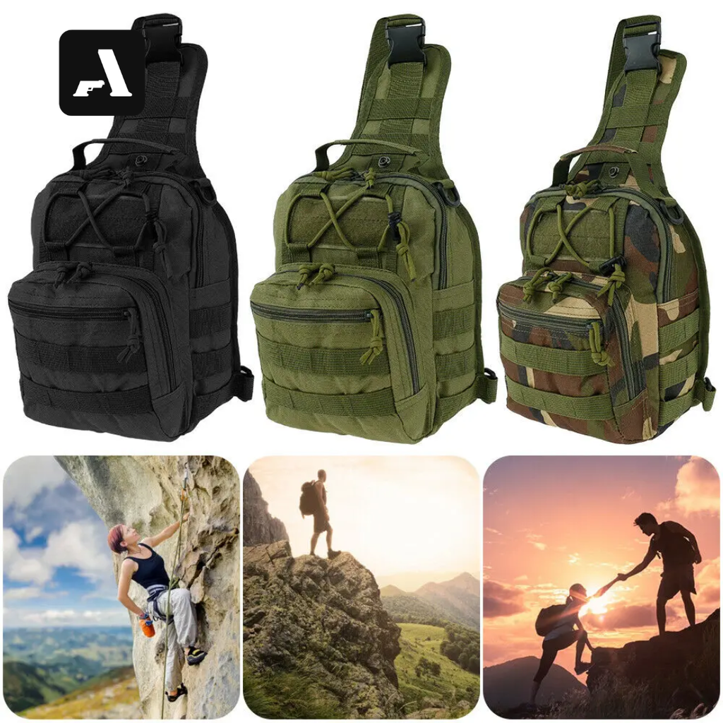 Crossbody Bag Tática À Prova D’Água – Bolsa Militar