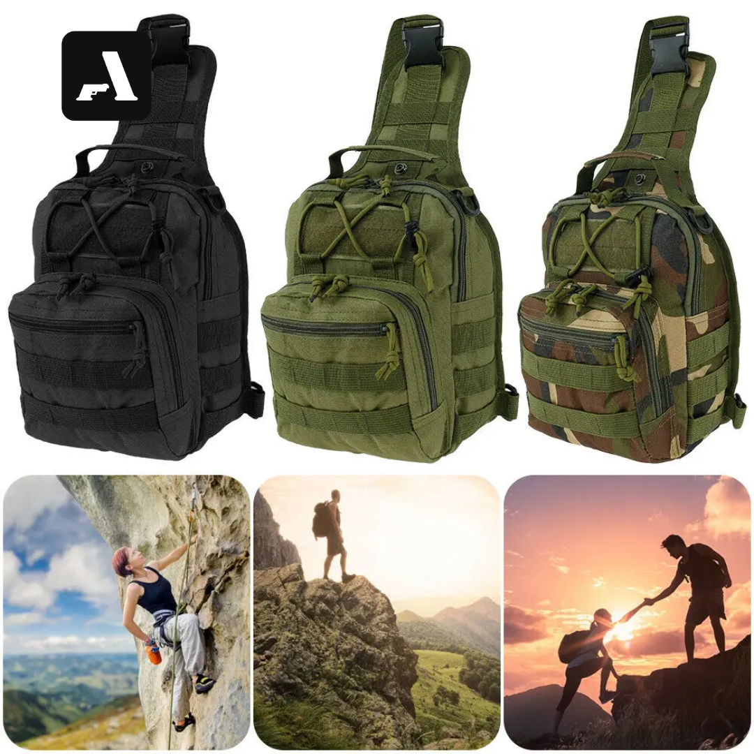 Crossbody Bag Tática À Prova D’Água – Bolsa Militar