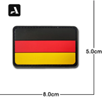 Patches de Bandeira PVC 3D – Identificação Tática Internacional