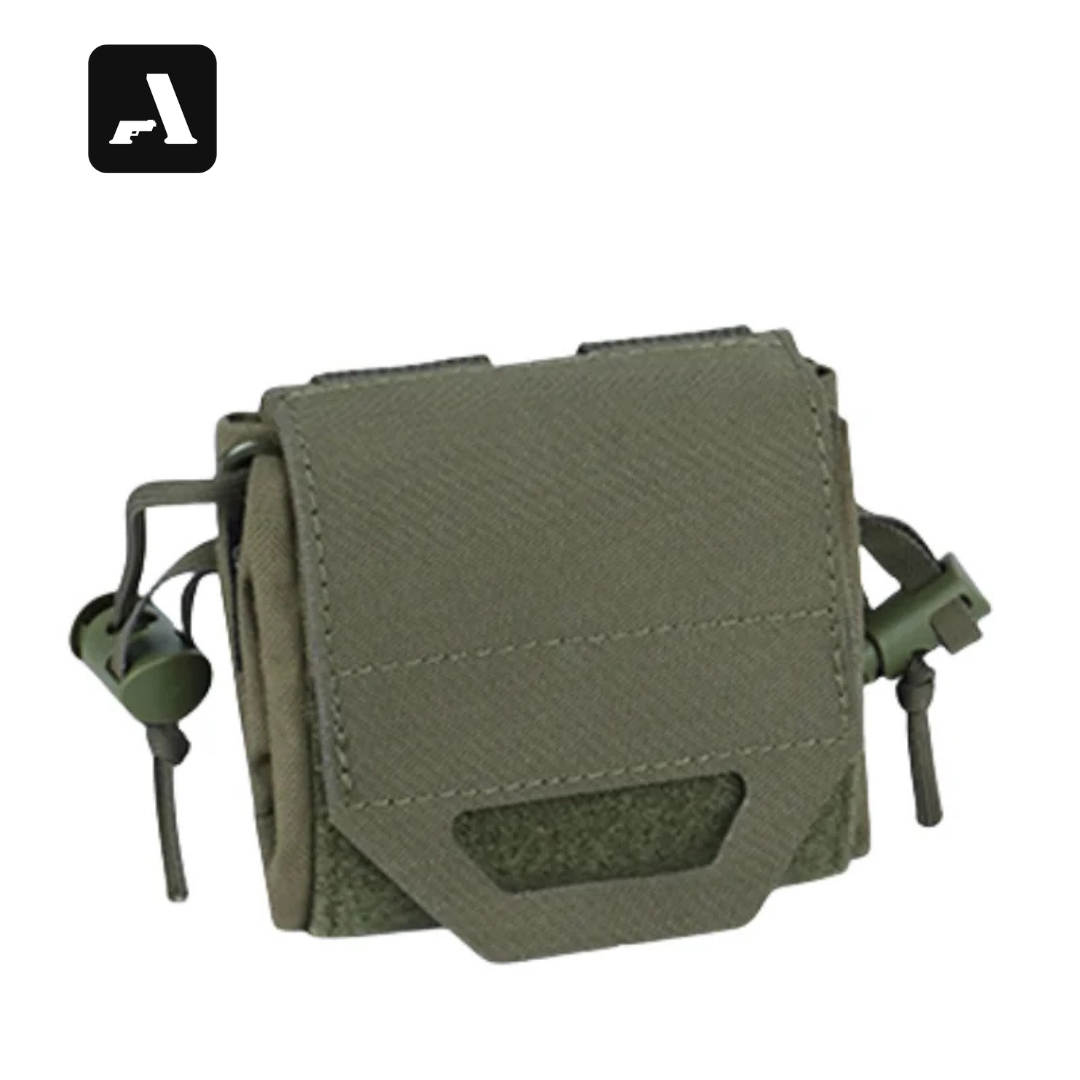 Bolsa de Descarte Tática Dobrável – Sistema MOLLE e Compactação Rápida