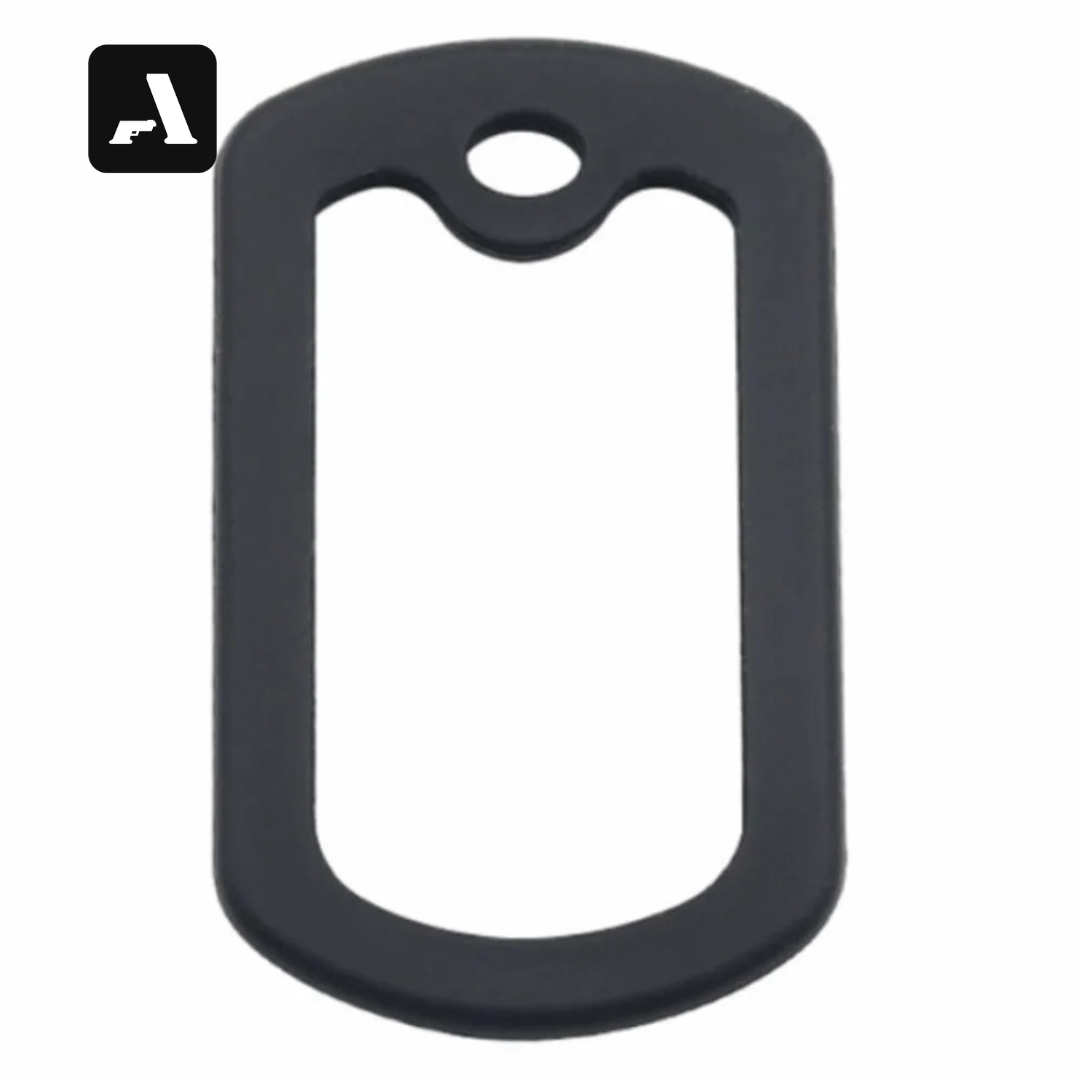 Silenciador Tático para Dog Tag – Silicone High-Grade e Redução de Ruído