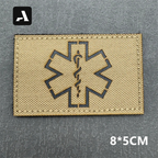 Patch Tático Médico Star of Life – IR Reflexivo e Corte a Laser (Premium)