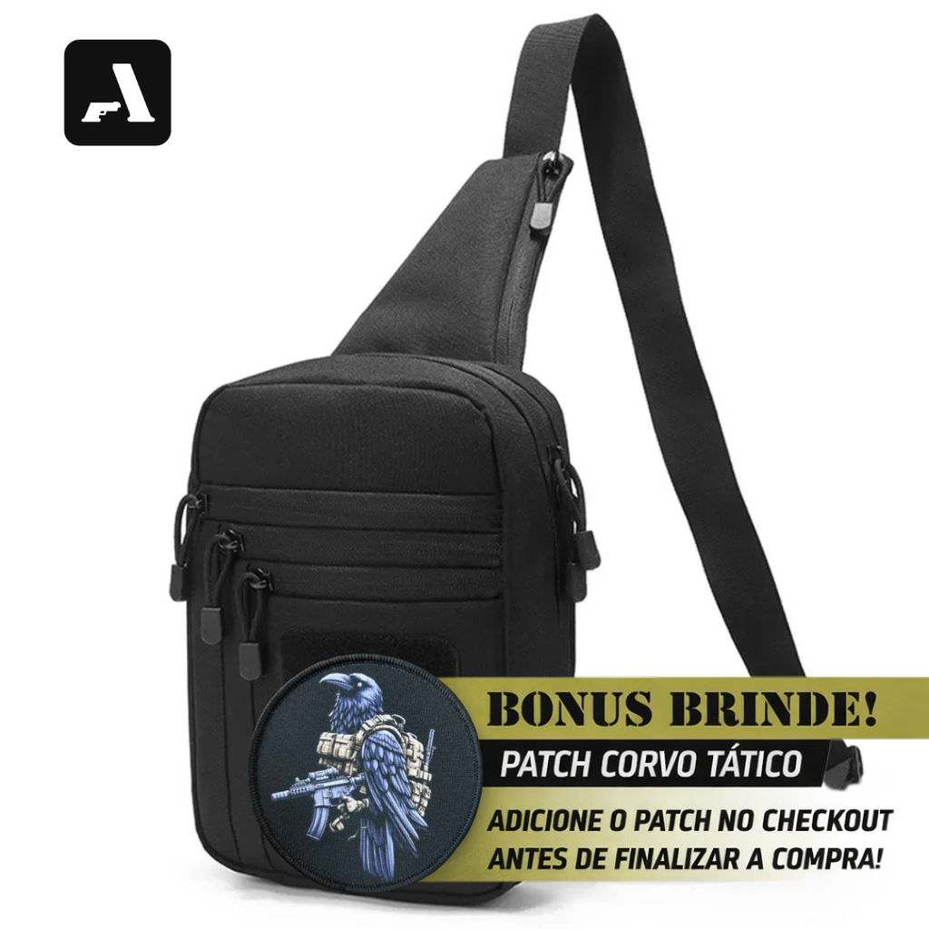 Bolsa Tática de Ombro – Transporte Discreto, Proteção Máxima