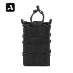 Porta-Carregador Duplo Tático AR-AK – Sistema MOLLE e Retenção Elástica