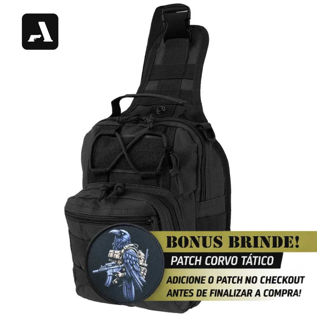 Crossbody Bag Tática À Prova D’Água – Bolsa Militar