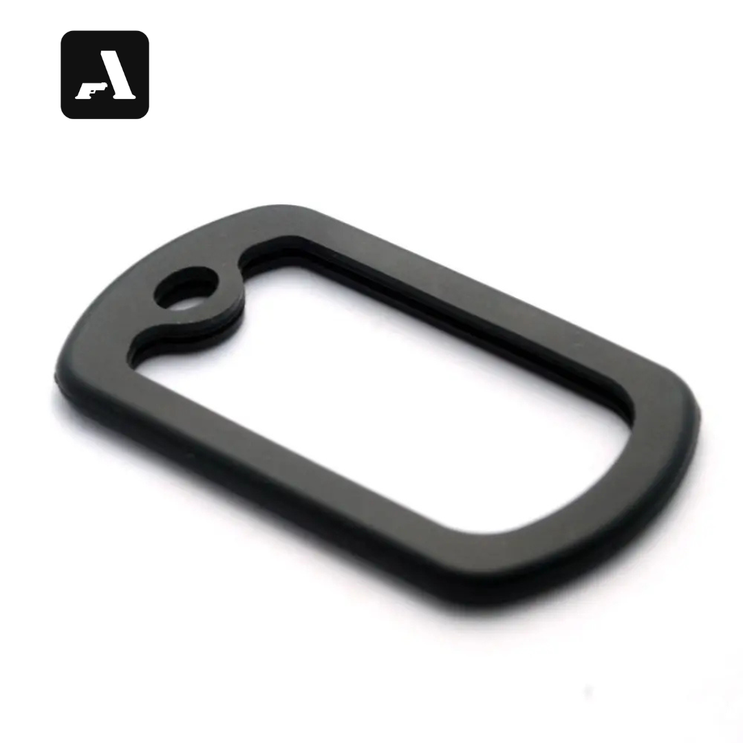 Silenciador Tático para Dog Tag – Silicone High-Grade e Redução de Ruído