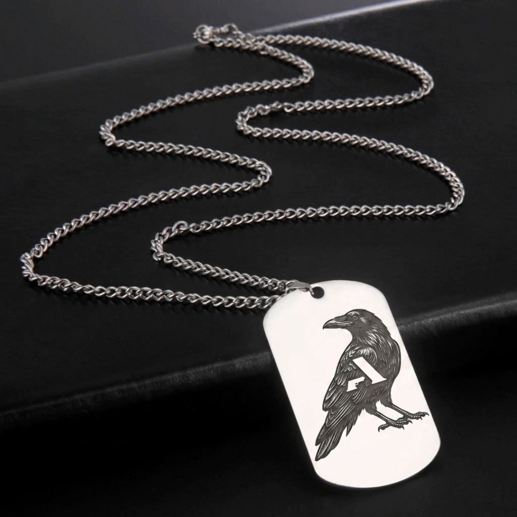 Dog Tag Personalizada Tatical Gallery – Sua Identidade em Aço Inoxidável