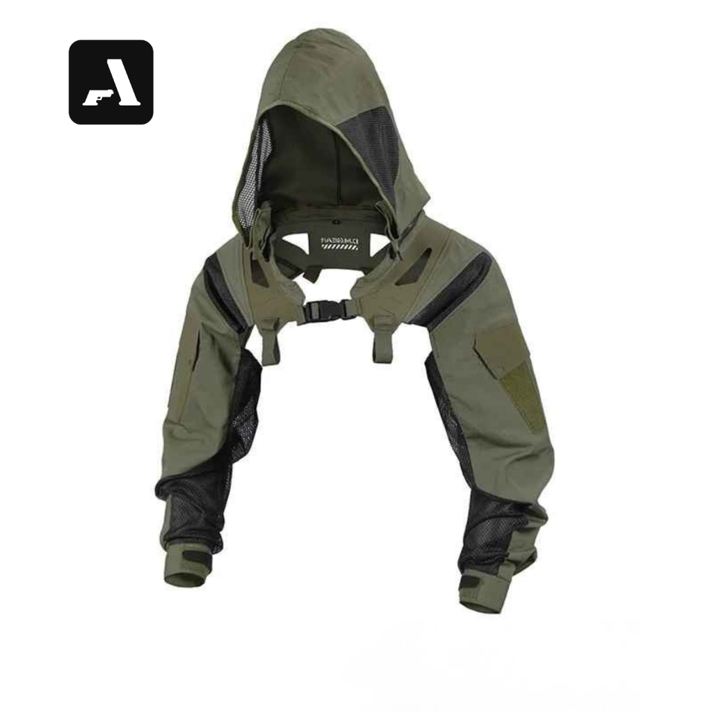 DMGEAR Tático com Capuz -  Respirável - Compatível com Chest Rig e Colete