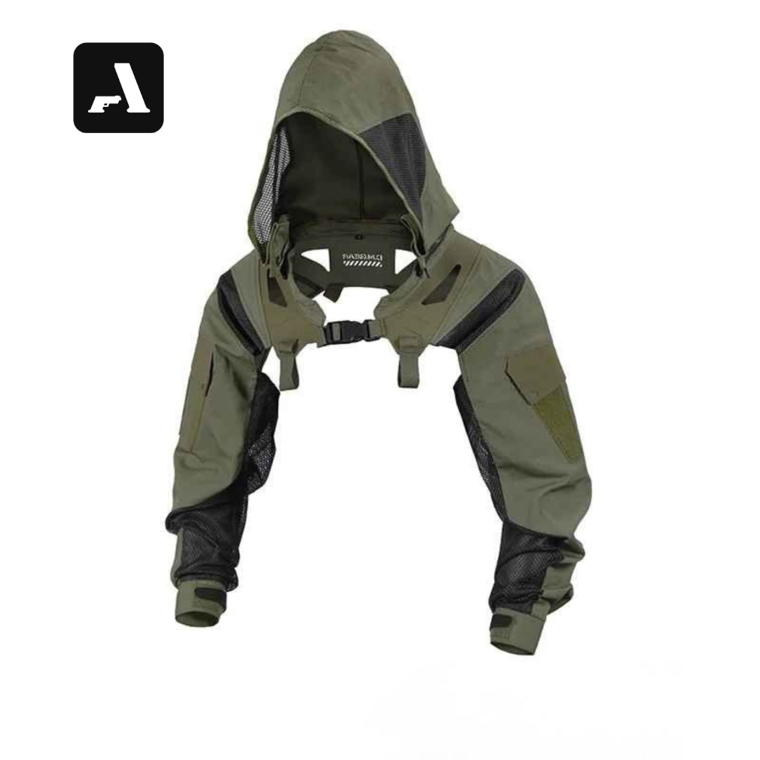DMGEAR Tático com Capuz -  Respirável - Compatível com Chest Rig e Colete