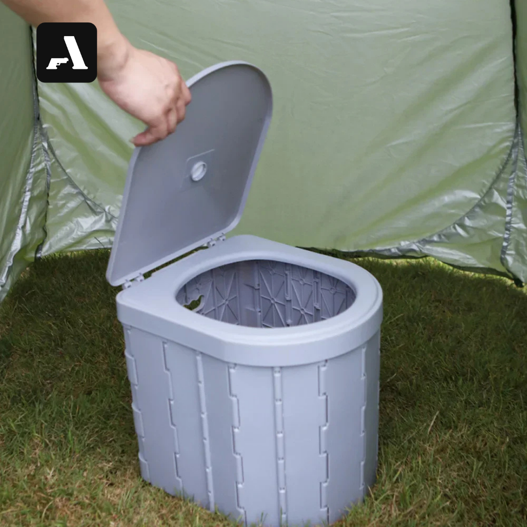 Sanitário Portátil Dobrável Para Camping Motorhome - Vaso