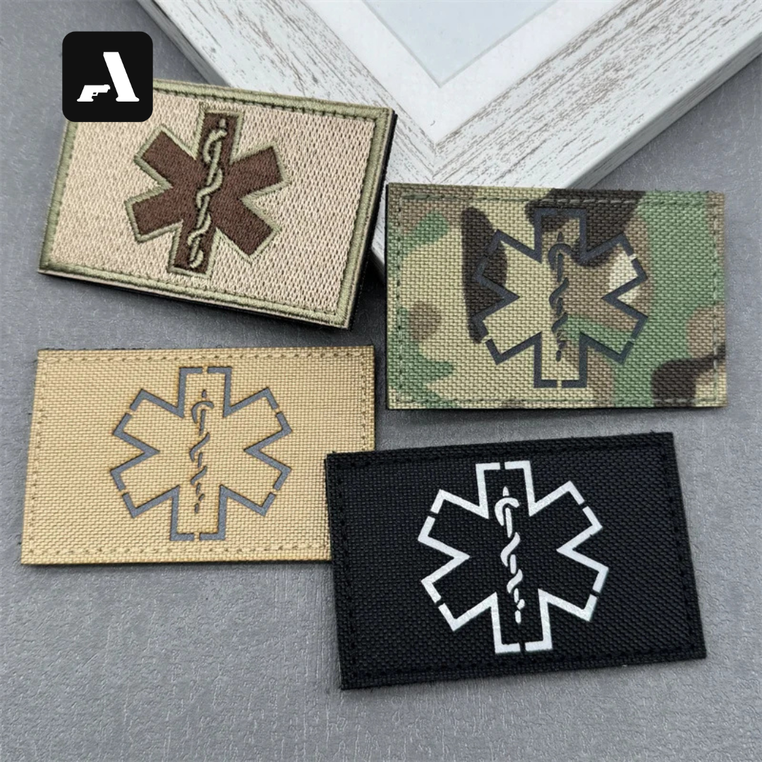 Patch Tático Médico Star of Life – IR Reflexivo e Corte a Laser (Premium)