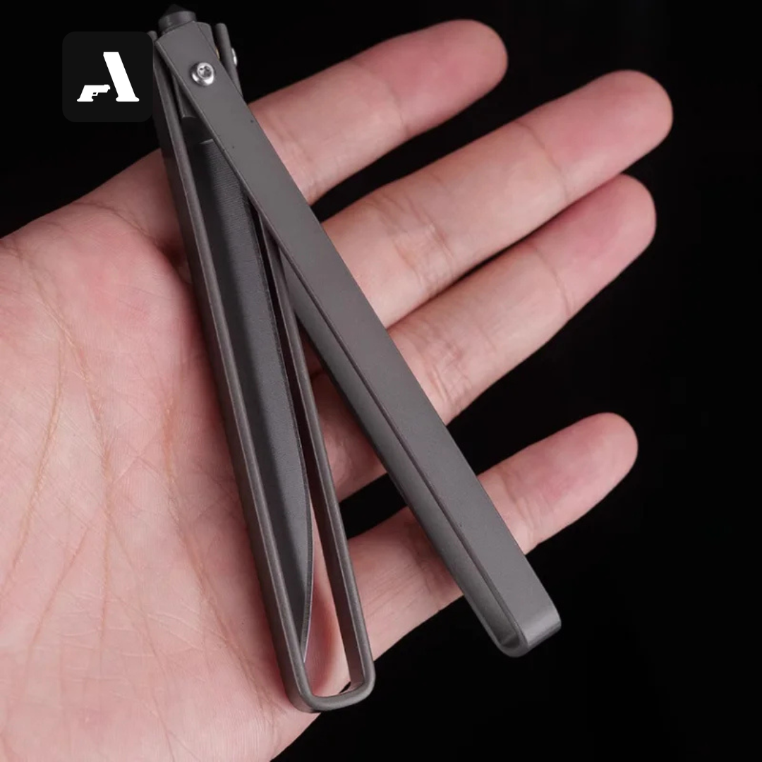 Canivete Tático M390 Mechanical – Alta Dureza e Design Minimalista