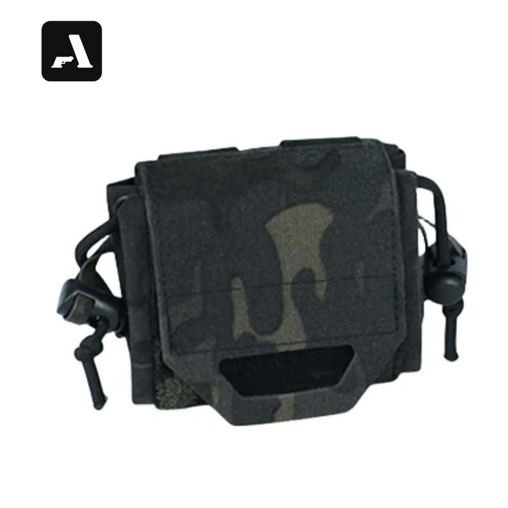Bolsa de Descarte Tática Dobrável – Sistema MOLLE e Compactação Rápida