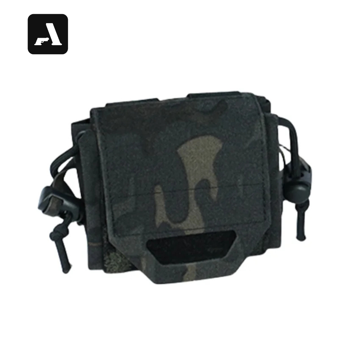 Bolsa de Descarte Tática Dobrável – Sistema MOLLE e Compactação Rápida
