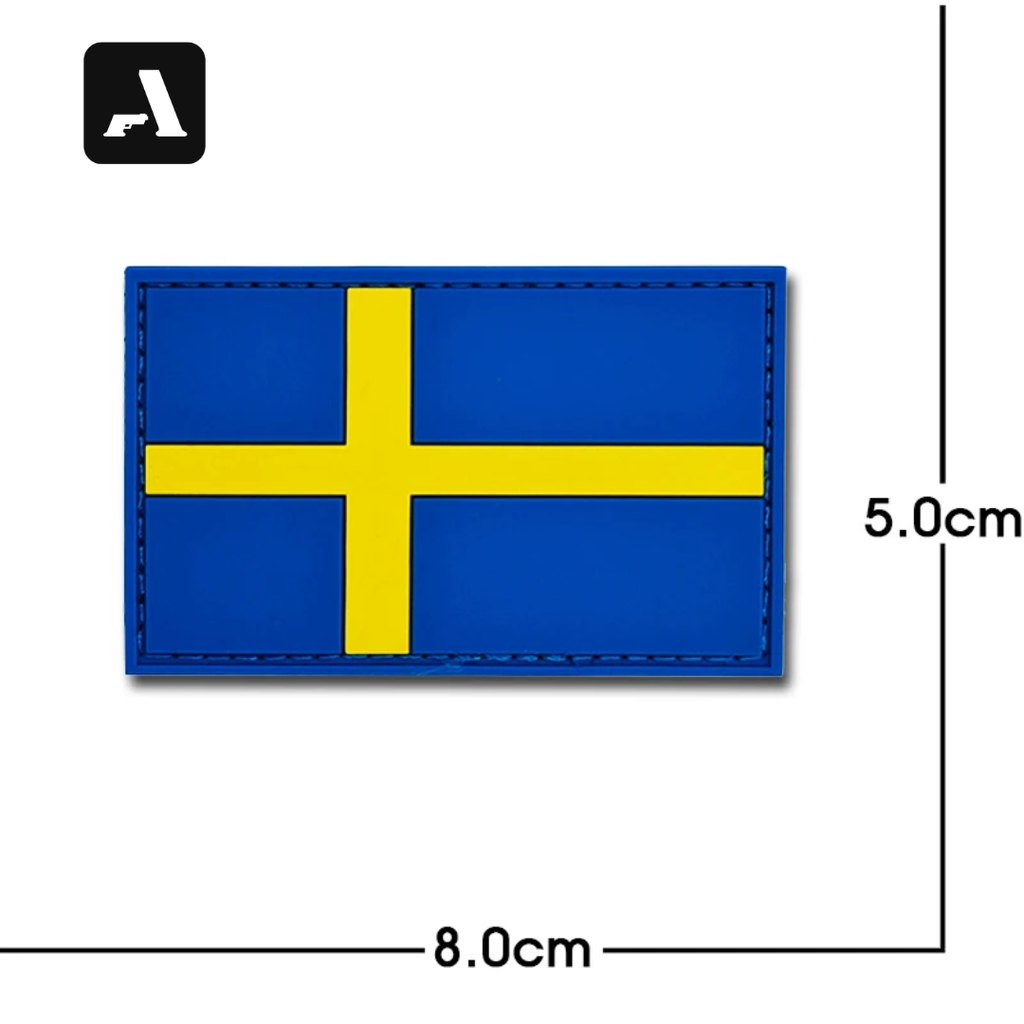 Patches de Bandeira PVC 3D – Identificação Tática Internacional