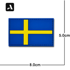 Patches de Bandeira PVC 3D – Identificação Tática Internacional