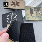 Patch Tático Médico Star of Life – IR Reflexivo e Corte a Laser (Premium)