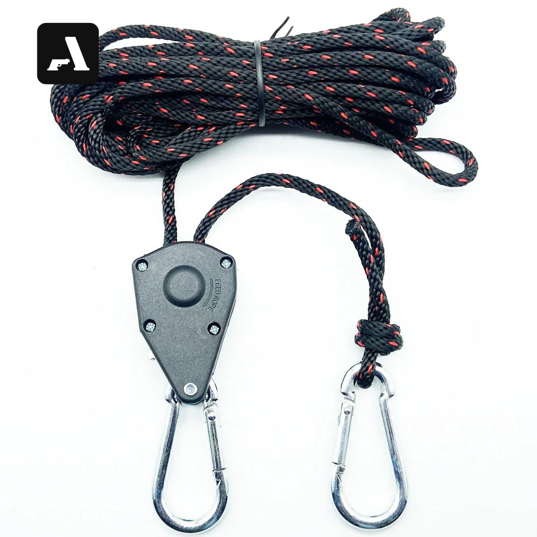 Polia Ajustável De Acampamento (Esticador/Tensionador) - Gancho Rápido