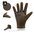 Luvas Táticas Hard Shell – Proteção de Junta e Grip de Alta Performance
