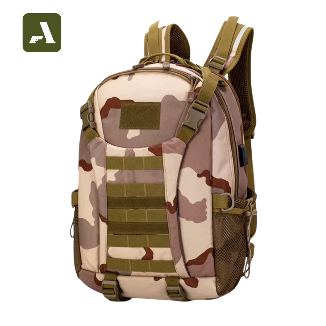 Mochila Tática Expedition 50L HOTSPEED 1000D – Impermeável, Sistema MOLLE, Camping e Trekking