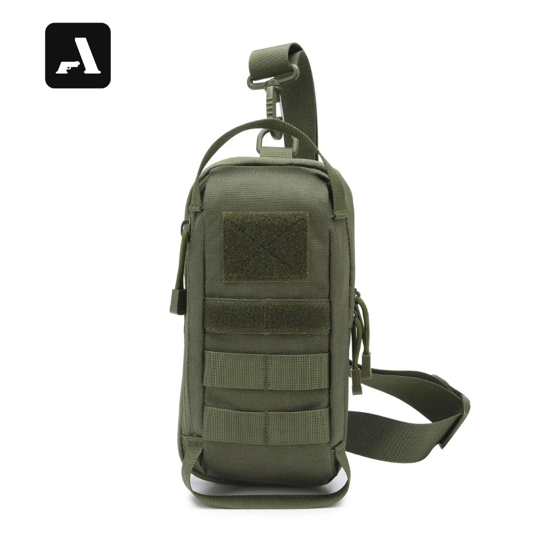 Bolsa de Peito Tática com Coldre IWB – Porte Velado e Fixação Modular