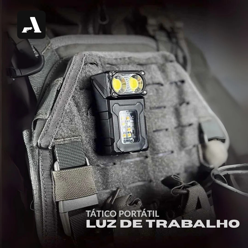 Lanterna Led Recarregável Usb Com Ímã – Super