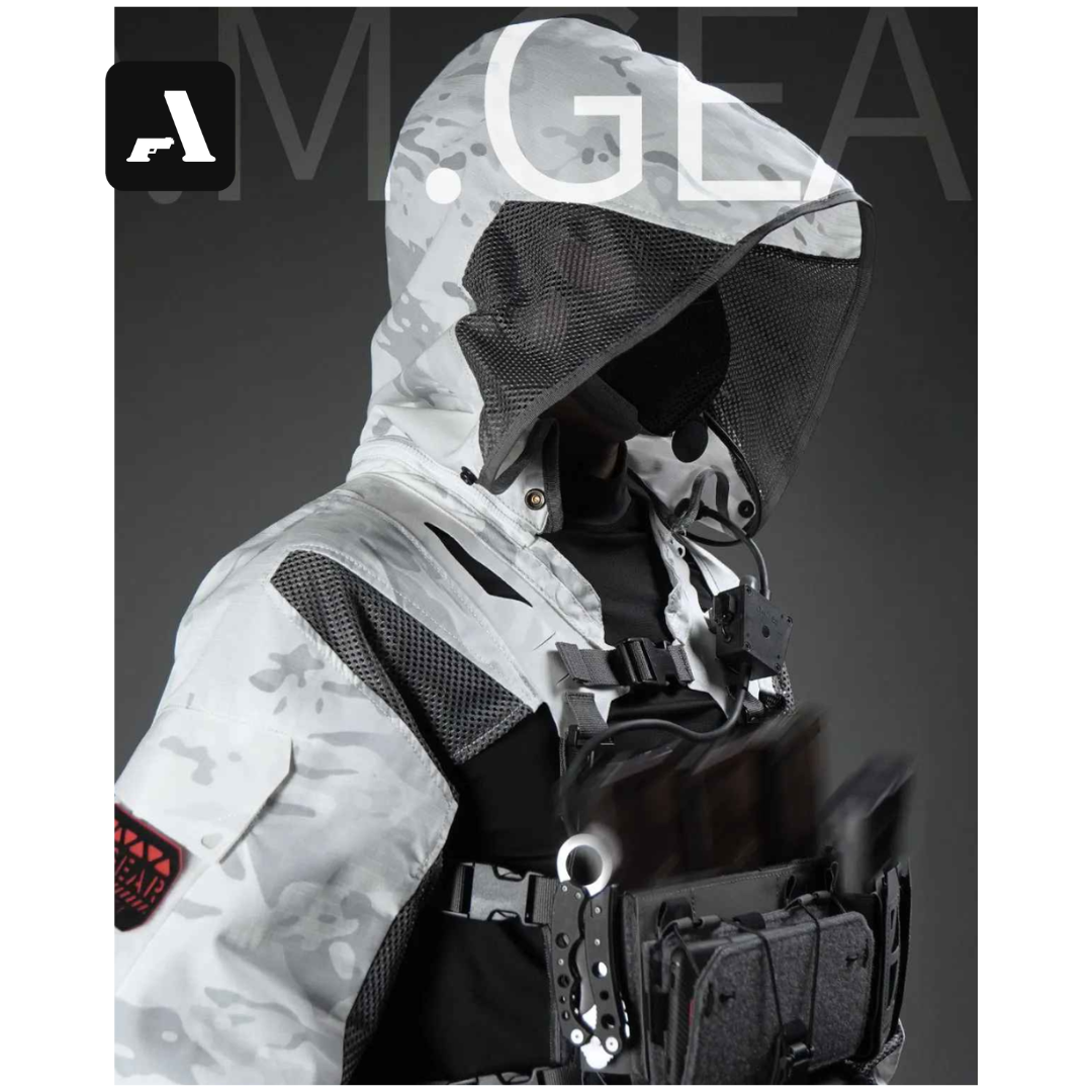 DMGEAR Tático com Capuz -  Respirável - Compatível com Chest Rig e Colete