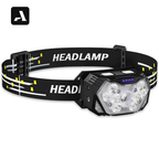 Lanterna De Cabeça Headlamp Recarregável Usb - Sensor De Movimento