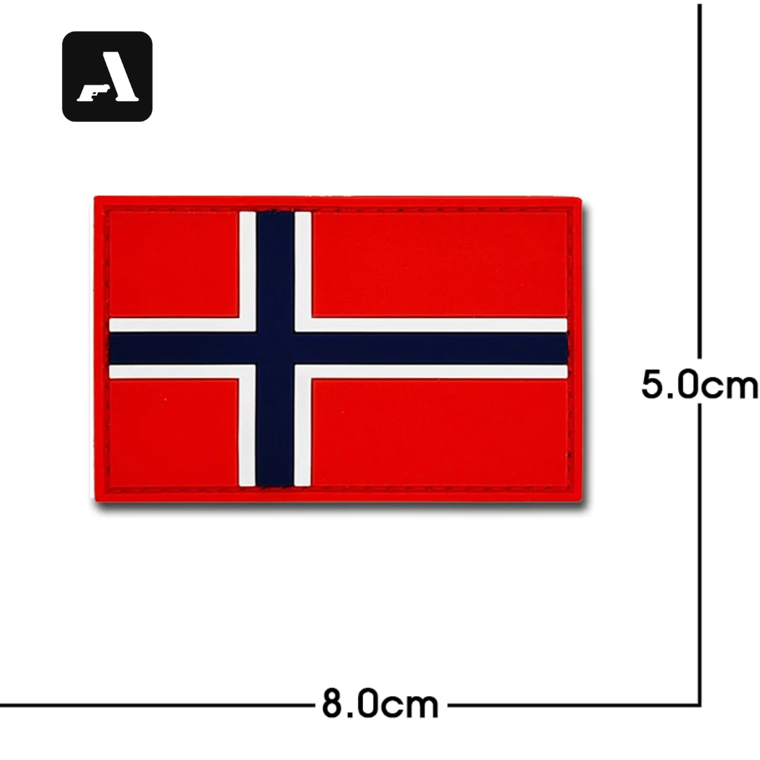 Patches de Bandeira PVC 3D – Identificação Tática Internacional