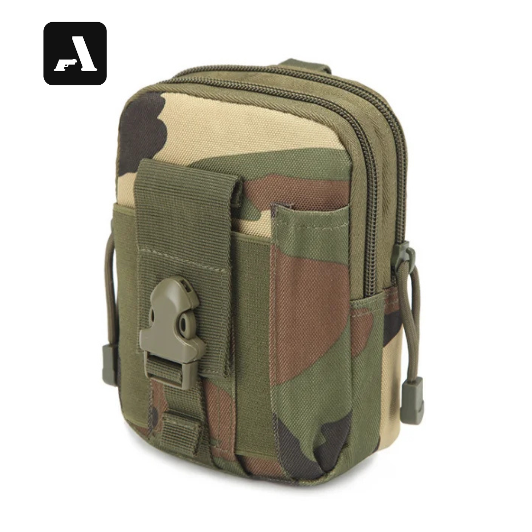 Bolsa de Cintura Tática Compacta 600D – Organizador de Celular e Ferramentas