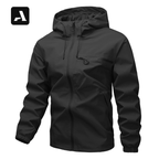 Jaqueta Corta-Vento Masculina Casual – Casaco Longo Respirável
