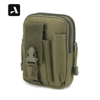 Bolsa de Cintura Tática Compacta 600D – Organizador de Celular e Ferramentas