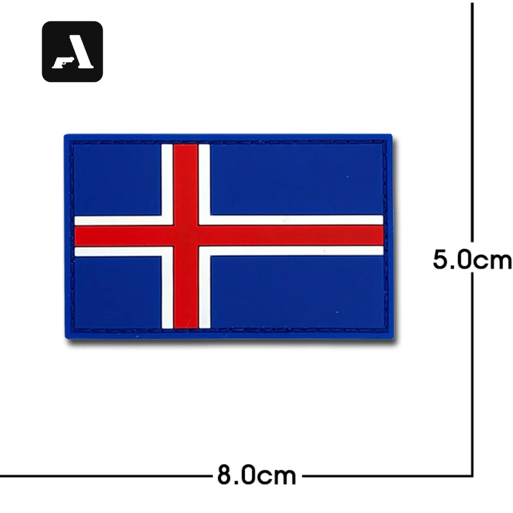 Patches de Bandeira PVC 3D – Identificação Tática Internacional