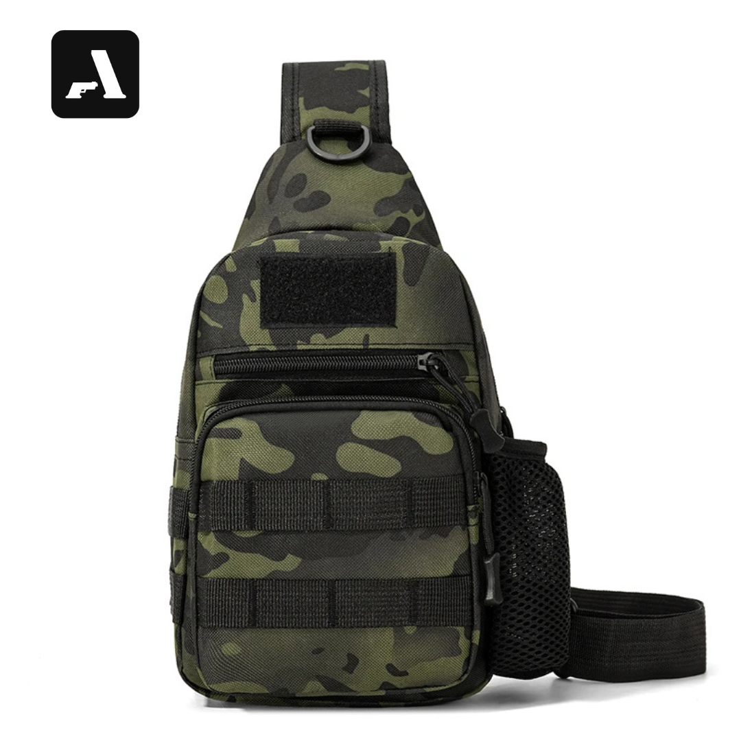 Bolsa Transversal Tática Shell – Proteção Rígida e Alta Capacidade (EDC)