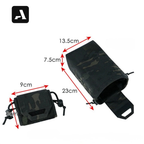 Bolsa de Descarte Tática Dobrável – Sistema MOLLE e Compactação Rápida