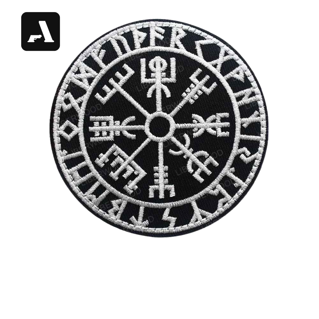 Remendo Tático Viking Bússola Runa