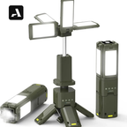 Lanterna De Acampamento Recarregável Usb - Led Telescópica