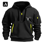 Moletom Masculino Com Capuz E Zíper – Casual Esportivo