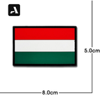 Patches de Bandeira PVC 3D – Identificação Tática Internacional